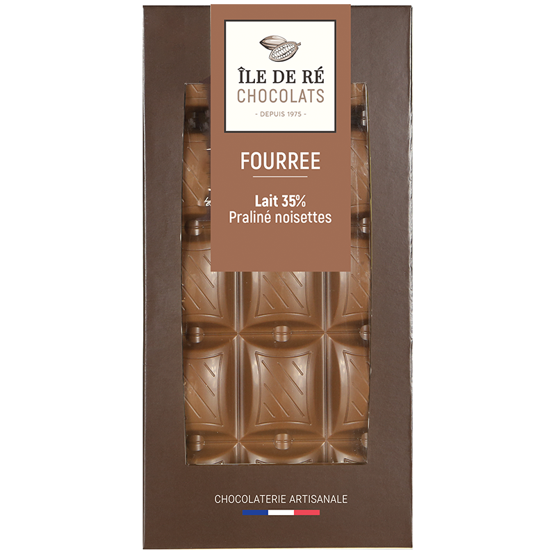 Tablette Lait fourrée Praliné