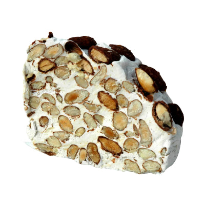 Part de nougat tendre aux pralines 150g