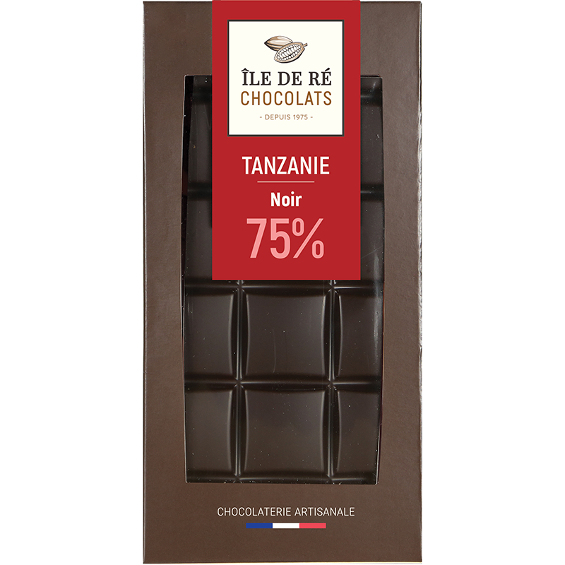 Tablette de Chocolat Noir 75% Tanzanie