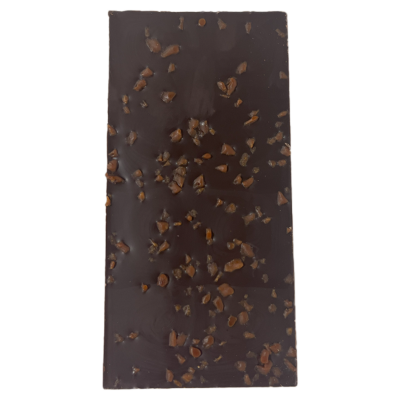 Tablette de Chocolat Noir 67% Éclats de Caramel