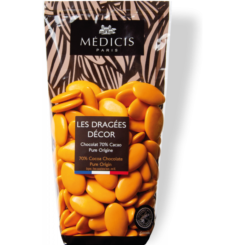 Dragée chocolat Décor Oranger 250g