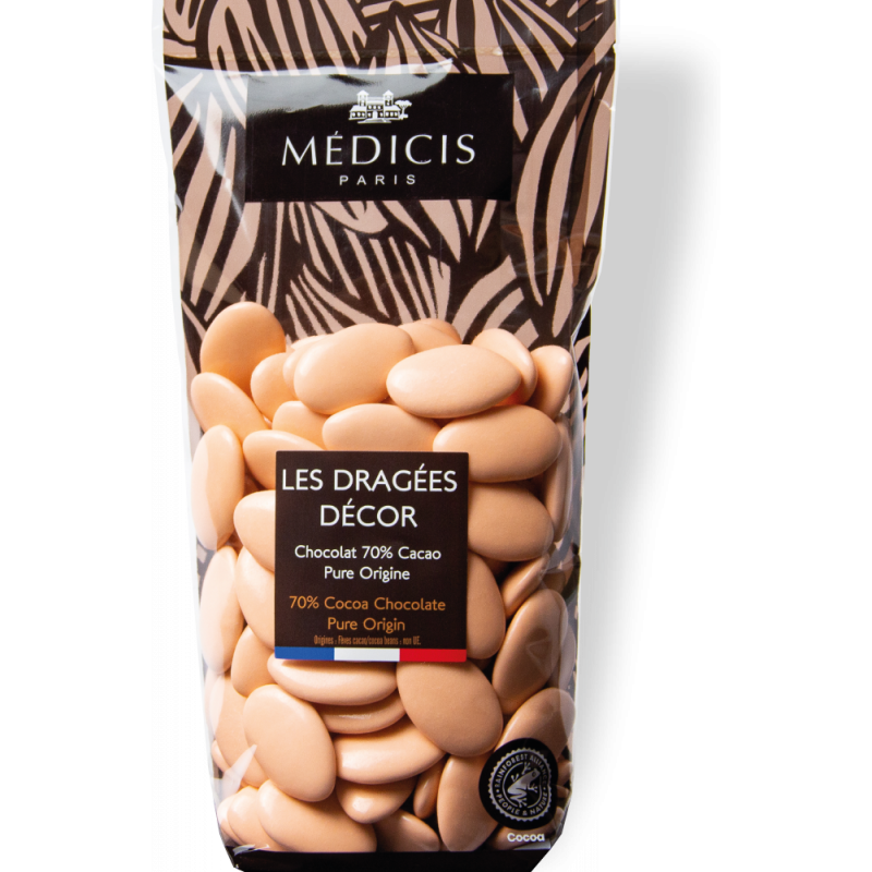 Dragée chocolat décor Pêche 250g