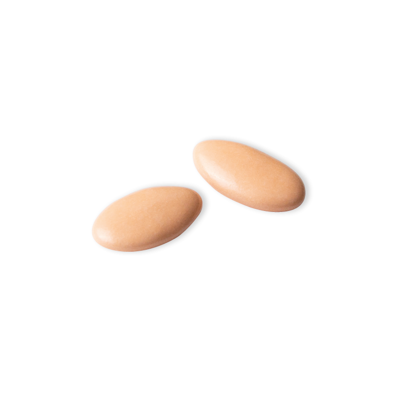 Dragée chocolat décor Pêche 250g