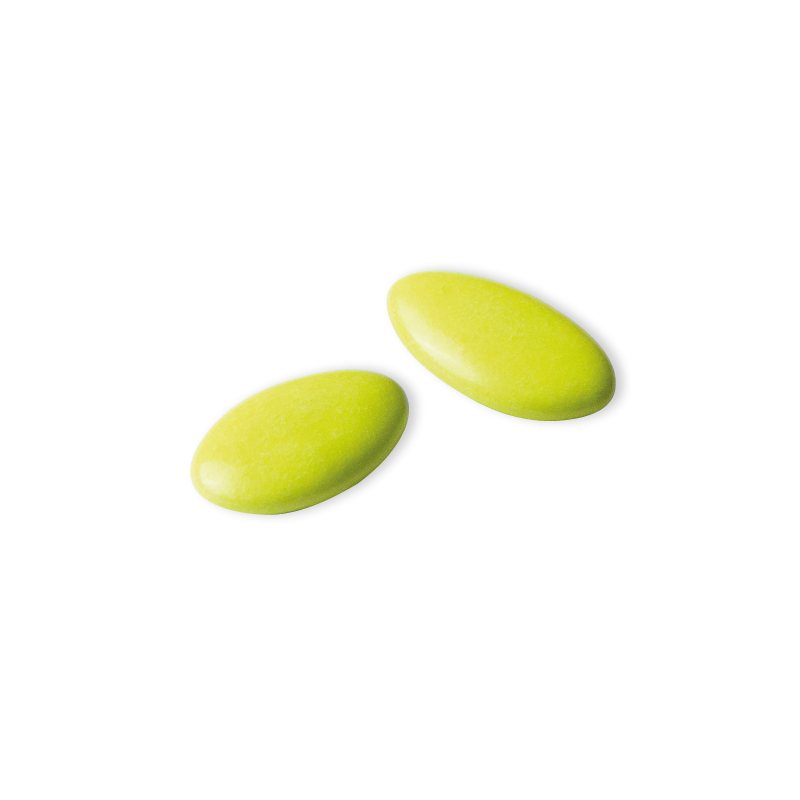 Dragée chocolat décor Vert Anis 250g