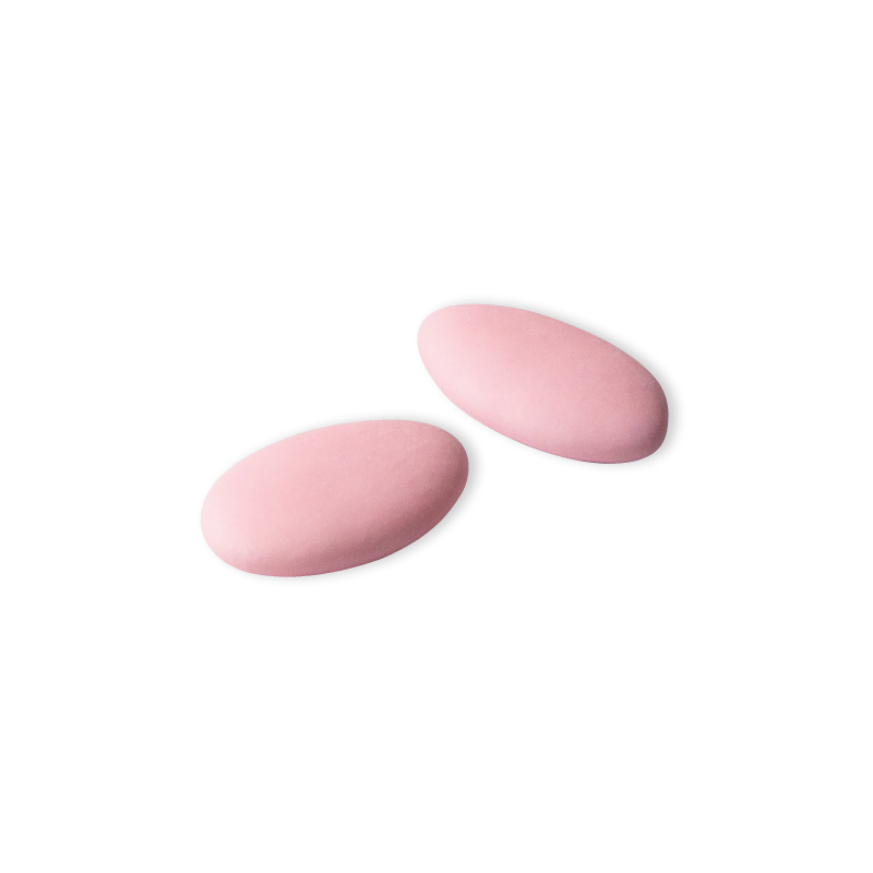 Dragée chocolat décor Rose laquée 250g