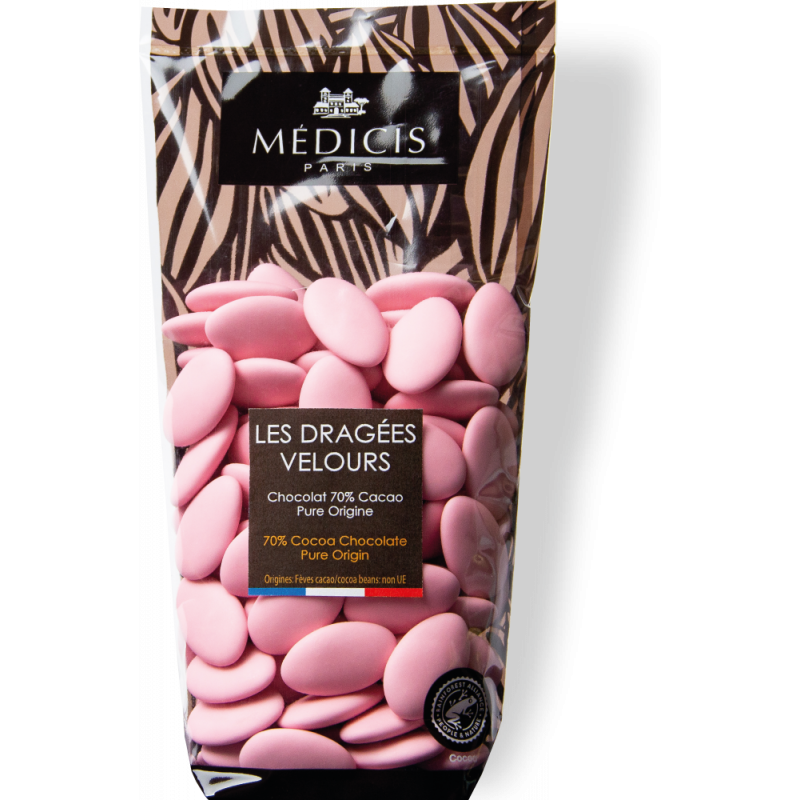 Dragée chocolat Velours Rose Quartz 250g