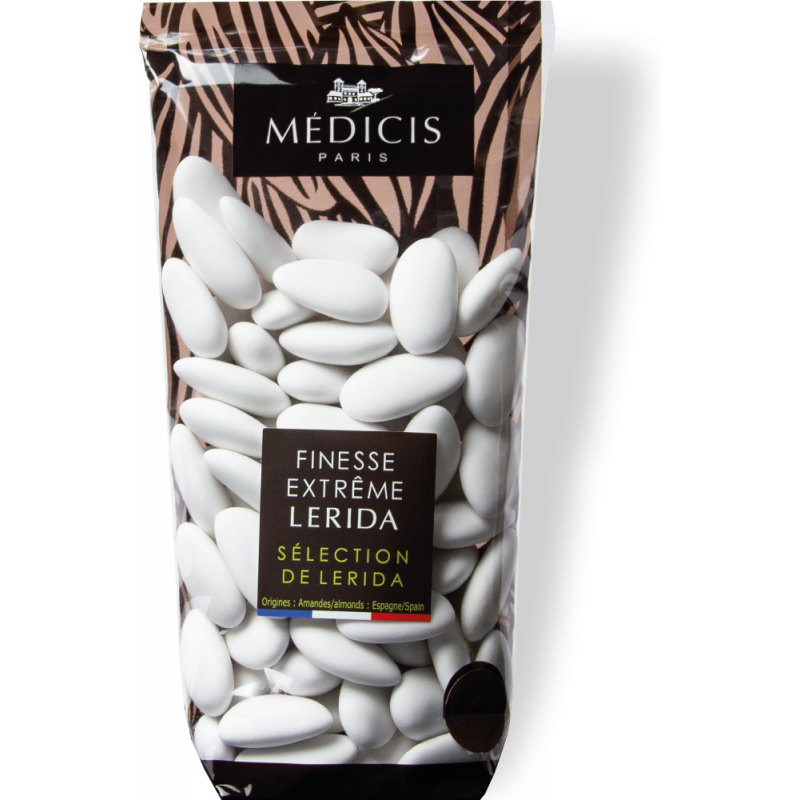 Dragées Amandes Finesse Extrême Lerida Blanc 250g
