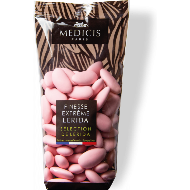 Dragées Amandes Finesse Extrême Lerida Rose 250g