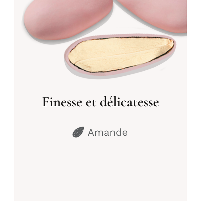 Dragées Amandes Finesse Extrême Lerida Rose 250g