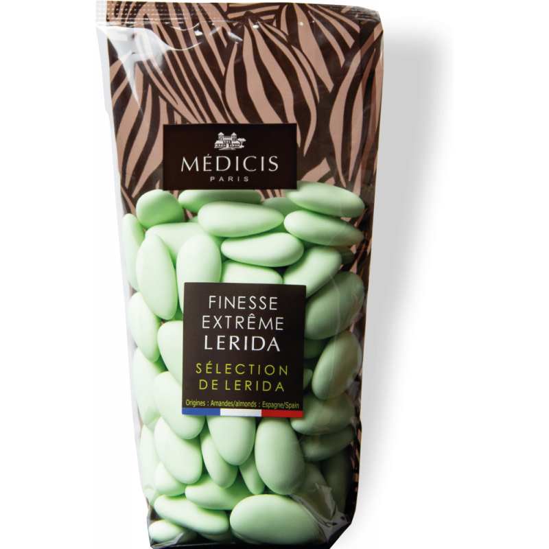 Dragées Amandes Finesse Extrême Lerida Vert 250g