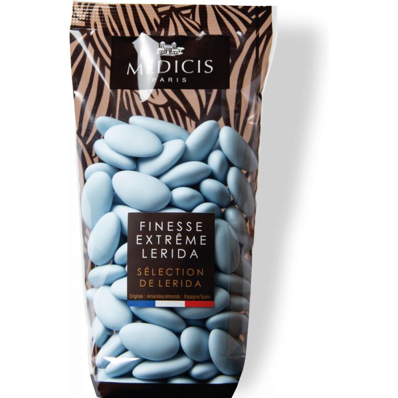 Dragées Amandes Finesse Extrême Lerida Bleu 250g