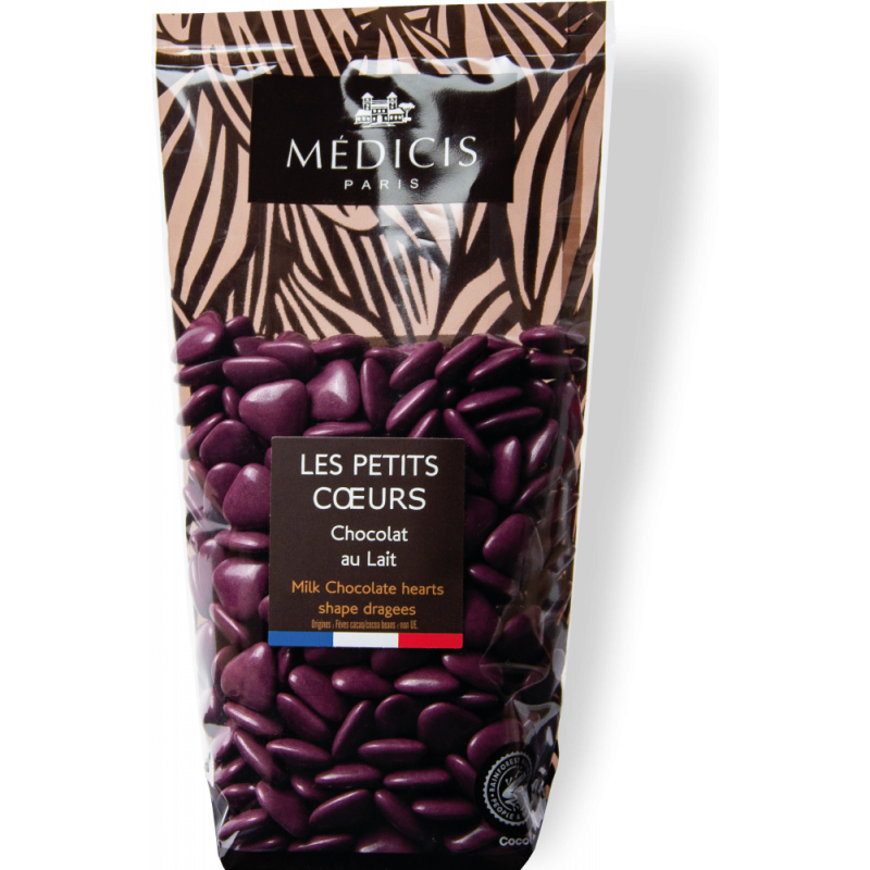 Dragée chocolat Lait Petit coeur Grenache  250g