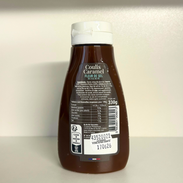 coulis de caramel - L'Atelier G
